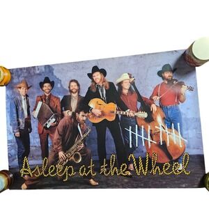 Asleep at the Wheel Vintage 1987 Promo Album Poster 24x36.5 CBS Records Country